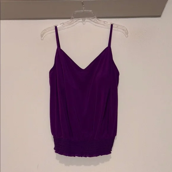 Magicsuit Justina Blouson Tankini Top in Amethyst Purple SZ 10 VGUC - Picture 3 of 8